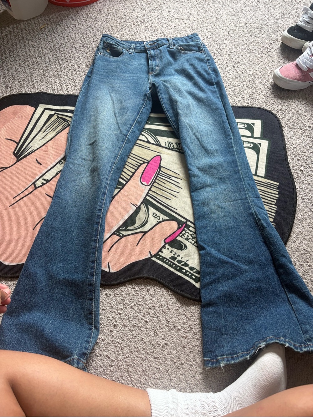 Juicy Couture medium blue women's flared jeans